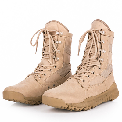 Chaussures de combat en cuir résistant au glissement avec semelle en caoutchouc absorbant les chocs