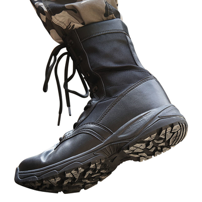 Bottes de combat en caoutchouc à mi-cheveux respirantes avec doublure isolante pour hommes