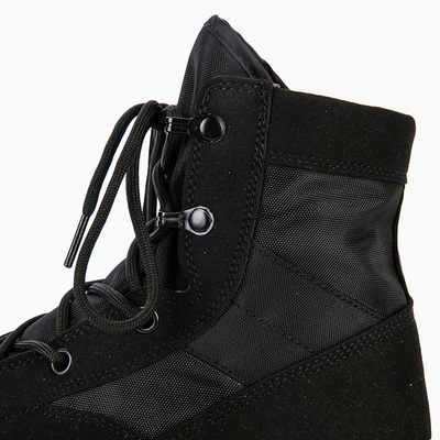 Bottes tactiques de combat pour hommes à doublure de coton respirante pour les activités de plein air