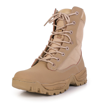 Chaussures de combat en cuir résistant au glissement avec semelle en caoutchouc absorbant les chocs