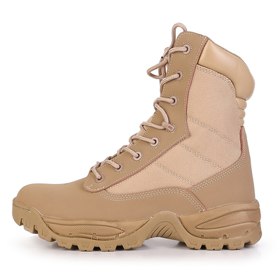 Chaussures de combat en cuir résistant au glissement avec semelle en caoutchouc absorbant les chocs