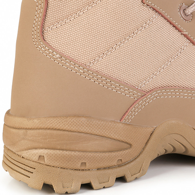 Chaussures de combat en cuir résistant au glissement avec semelle en caoutchouc absorbant les chocs