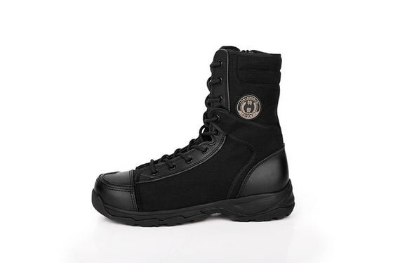 Bottes tactiques de combat pour hommes à doublure de coton respirante pour les activités de plein air