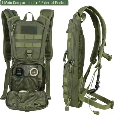 Sac à dos Tactique Molle 3L Pour le vélo La randonnée La course à pied La montagne Le sac de stockage d'eau