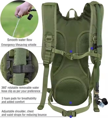 Sac à dos Tactique Molle 3L Pour le vélo La randonnée La course à pied La montagne Le sac de stockage d'eau