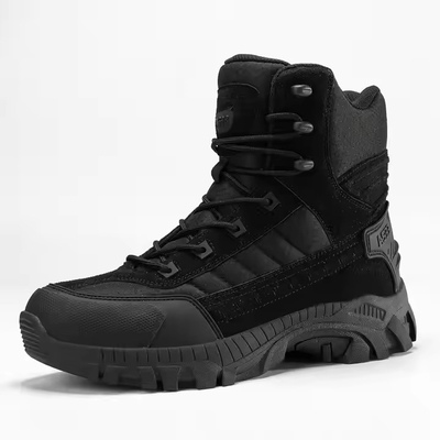 Bottes en cuir respirantes pour hommes de style camouflage de sécurité pour l'entraînement au combat et les sports de plein air
