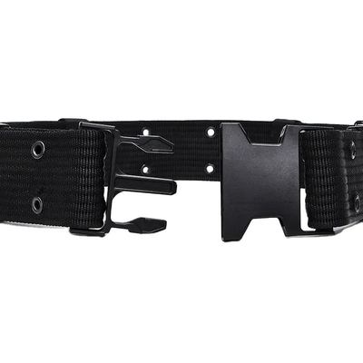Noir à libération rapide Extérieur imperméable à l'eau PP Cordon personnalisé ceinture tactique pour hommes entraînement tactique sports de plein air et randonnée