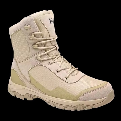 Khaki étanche à l'eau antidérapant confortable tactique pour l'entraînement de randonnée en plein air chaussures d'entraînement pour hommes