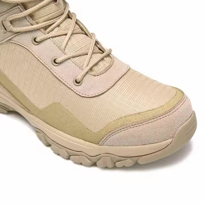 Khaki étanche à l'eau antidérapant confortable tactique pour l'entraînement de randonnée en plein air chaussures d'entraînement pour hommes
