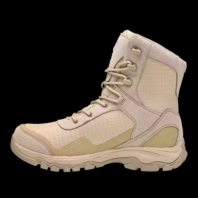 Khaki étanche à l'eau antidérapant confortable tactique pour l'entraînement de randonnée en plein air chaussures d'entraînement pour hommes