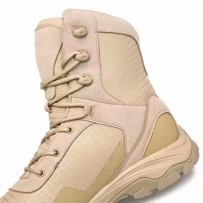 Khaki étanche à l'eau antidérapant confortable tactique pour l'entraînement de randonnée en plein air chaussures d'entraînement pour hommes