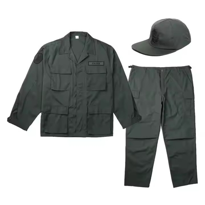 Logo personnalisé BDU Combat Suit Solid Uniforme tactique vert profond