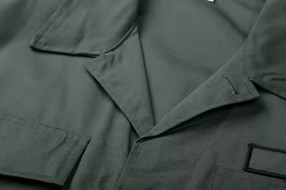 Logo personnalisé BDU Combat Suit Solid Uniforme tactique vert profond