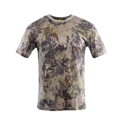 Chine Xinxin fabricant camouflage cou rond coton pur manches courtes T-shirt de formation tactique