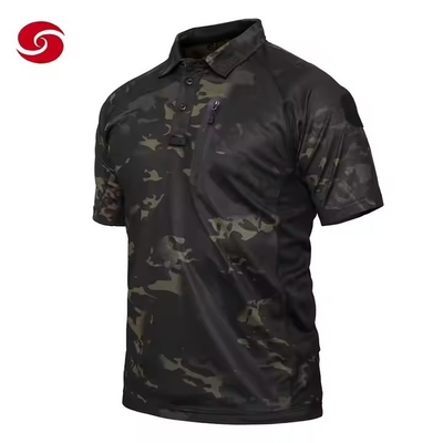 Vêtements tactiques numériques à séchage rapide camouflage manches courtes TWLL pour hommes