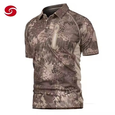 Vêtements tactiques numériques à séchage rapide camouflage manches courtes TWLL pour hommes