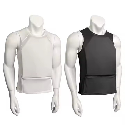 IIIA T-shirt tactique léger et dissimulé en tissu de polyester en PE et en tissu d'étirement aramide