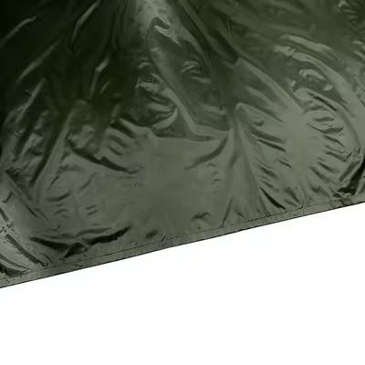 Vêtement de pluie poncho en polyester respirant vert olive pour les activités de plein air