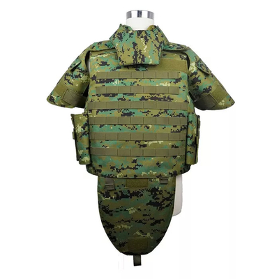 Veste tactique de combat multicam avec ceintures de taille réglables et épaules amovibles