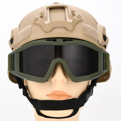Tacticak équipement de plein air lunettes de protection pour les yeux anti-brouillard lunettes de chasse vélo