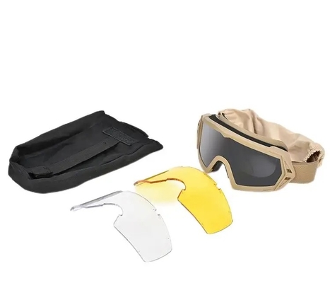 Tacticak équipement de plein air lunettes de protection pour les yeux anti-brouillard lunettes de chasse vélo