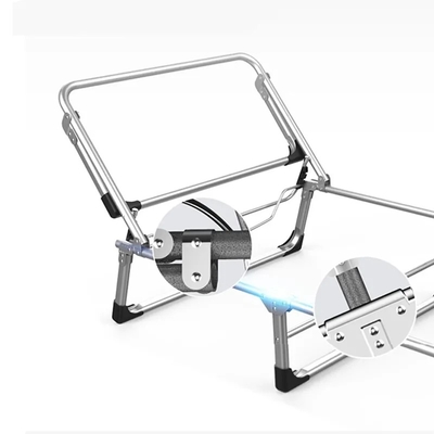 Équipement tactique pour l'extérieur Chaise de lit pliante 800D en tissu Porteur de charge 200 kg-300 kg pour les activités de plein air