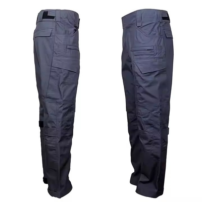 Costume tactique à fermeture à glissière en bleu foncé avec logo personnalisé
