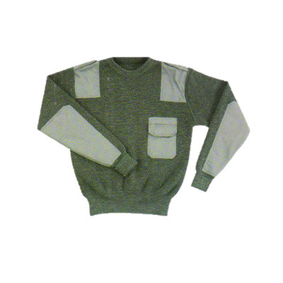 Uniforme personnalisé poche de poitrine V-Neck Tricoté porter pullover tactique porter pull