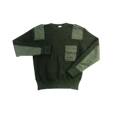 Uniforme personnalisé poche de poitrine V-Neck Tricoté porter pullover tactique porter pull