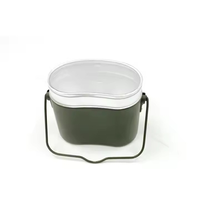 Canteen tactique bouilloire en aluminium vert olivier 3 pièces boîte à lunch équipement tactique de plein air