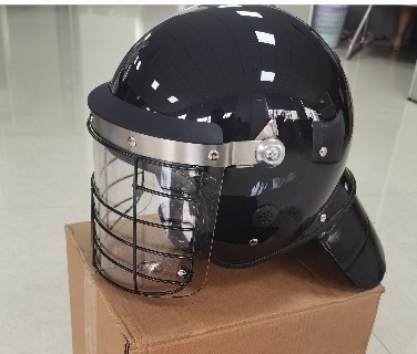 Anti casque tactique de répression des émeutes de PC d'ABS d'équipement de la police anti-émeute