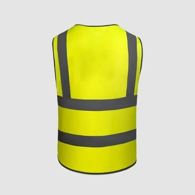 Vêtement de travail à haute visibilité gilet de sécurité réfléchissant avec réflecteur pour la sécurité routière sur le lieu de travail
