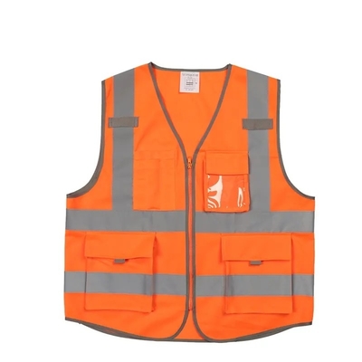 Vêtement de travail à haute visibilité gilet de sécurité réfléchissant avec réflecteur pour la sécurité routière sur le lieu de travail