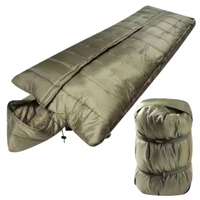 Personnalisé Camping en plein air Randonnée Légère imperméable à l'eau Unisexe hivernal Sac de couchage en capuchon