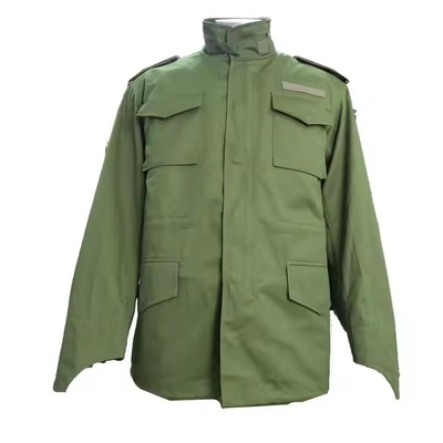 Vêtement de campagne vert d'hiver résistant aux larmes de haute qualité Vêtement tactique M65 pour hommes Formation de randonnée et sport en plein air