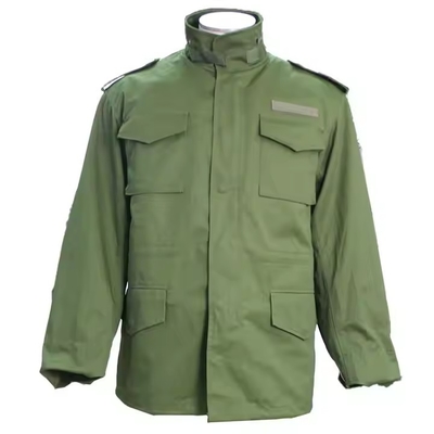 Vêtement de campagne vert d'hiver résistant aux larmes de haute qualité Vêtement tactique M65 pour hommes Formation de randonnée et sport en plein air