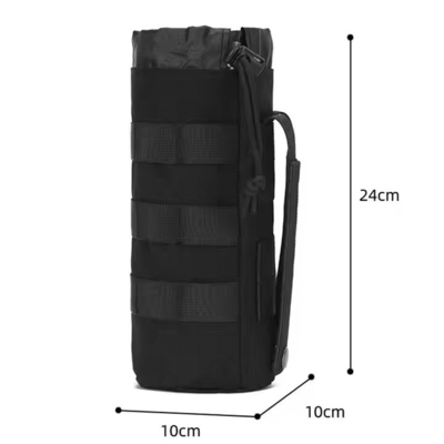 Camouflage Tactique Système de Molle léger Taille suspendue Grande bouteille d'eau Sac extérieur Pour les voyages sportifs en plein air