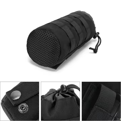 Camouflage Tactique Système de Molle léger Taille suspendue Grande bouteille d'eau Sac extérieur Pour les voyages sportifs en plein air