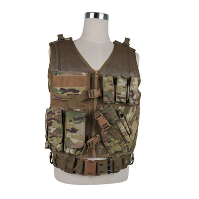 2Veste de combat militaire de 5 kg avec taille réglable et épaules amovibles