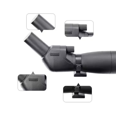 Scope thermique à longue portée Prisme haute définition Portable avec porte-téléphone pour l'observation des oiseaux
