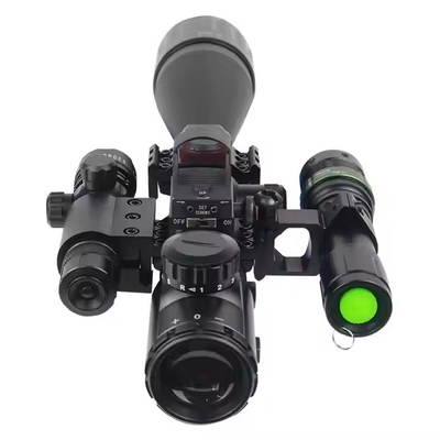 Vue mini-pointe rouge + Vue laser rouge Scope de chasse Scope optique combiné Scope de vue réflexe Scope de vue pour la chasse tactique