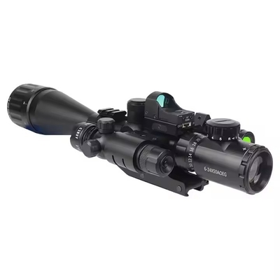Vue mini-pointe rouge + Vue laser rouge Scope de chasse Scope optique combiné Scope de vue réflexe Scope de vue pour la chasse tactique