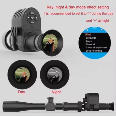 Vision nocturne-4K Longue portée Vision nocturne pour la chasse Monoculaire pour les adultes Formation tactique et chasse