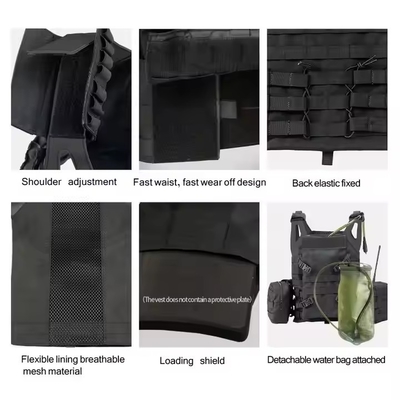 Veste tactique avec sac à eau