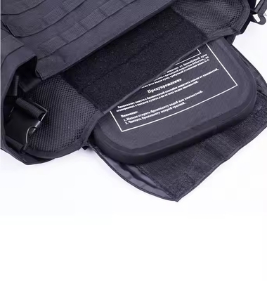Veste tactique 900D porte-plaque de sécurité Oxford avec porte-plaque à boucle à libération rapide