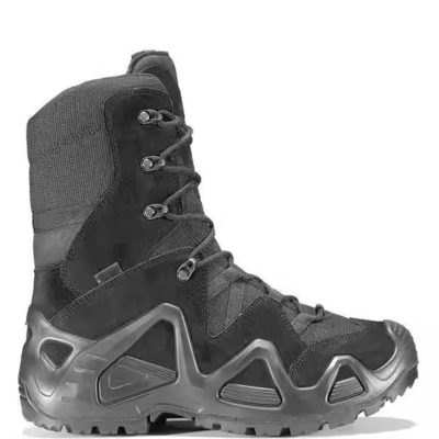 Fabrique en gros en cuir brun haut de sport extérieur survie du désert sécurité chaussures de combat tactiques