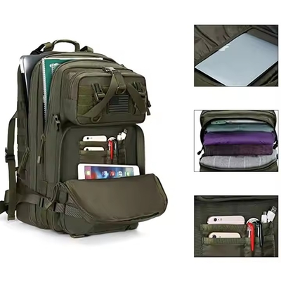 50L sac de survie en plein air imperméable à l'eau sac à dos de voyage tactique pour les activités en plein air