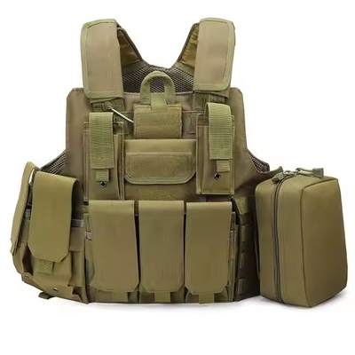 Équipement tactique camouflage de protection tir randonnée Oxford multi-fonctionnel porte-plaque gilet tactique
