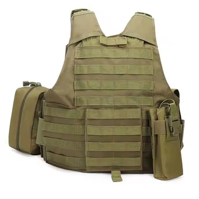 Équipement tactique camouflage de protection tir randonnée Oxford multi-fonctionnel porte-plaque gilet tactique