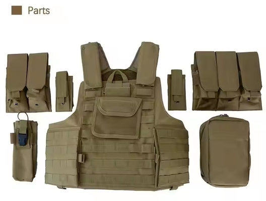 Équipement tactique camouflage de protection tir randonnée Oxford multi-fonctionnel porte-plaque gilet tactique